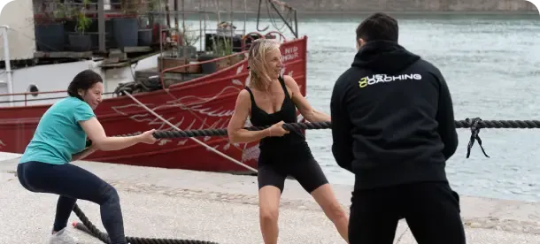 Séance de team building en entreprise